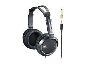 JVC Black HA-RX300 3.5mm/ 6.3mm Connector Circumaural Full Size Headphone JVC Black HA-RX300 3.5mm/ 6.3mm Connector Circumaural Full Size Headphone