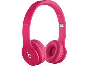 Beats by Dr. Dre Drenched in Pink MHA12AM/A 3.5mm Connector Binaural Solo HD On-Ear Headphones Beats by Dr. Dre Drenched in Pink MHA12AM/A 3.5mm Connector Binaural Solo HD On-Ear Headphones