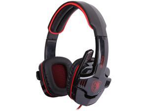 SADES SA-901 USB Connector Circumaural PC Gaming Headset w/ Microphone + Volume Control - Black/Red SADES SA-901 USB Connector Circumaural PC Gaming Headset w/ Microphone + Volume Control - Black/Red