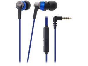 Audio-Technica ATH-CKR3iS SonicPro In-ear Headphones with In-line Mic & Control - Blue Audio-Technica ATH-CKR3iS SonicPro In-ear Headphones with In-line Mic & Control - Blue