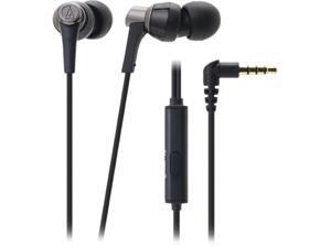 Audio-Technica ATH-CKR3iS SonicPro In-ear Headphones with In-line Mic & Control - Black Audio-Technica ATH-CKR3iS SonicPro In-ear Headphones with In-line Mic & Control - Black