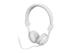 JLAB White INTRO-WHT-BOX 3.5mm Connector Intro Rubberized Headphones with Mic - JLAB White INTRO-WHT-BOX 3.5mm Connector Intro Rubberized Headphones with Mic -