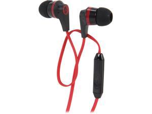 Skullcandy Black/Red S2IKDY-010 3.5mm Connector Ink'd 2.0 Earbud Headphones with Mic, Black/ Red Skullcandy Black/Red S2IKDY-010 3.5mm Connector Ink'd 2.0 Earbud Headphones with Mic, Black/ Red