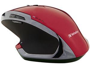 Verbatim 99021 Red 8 Buttons 1 x Wheel RF Wireless Mouse Verbatim 99021 Red 8 Buttons 1 x Wheel RF Wireless Mouse