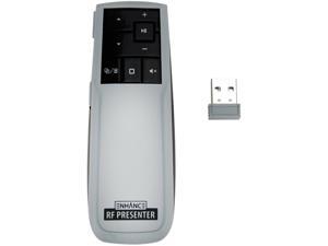 ENHANCE RF Presenter Computer Presentation Remote Control Clicker with Laser Pointer - Works Great for PowerPoint and Keynote Presentations on Windows and Mac OS X Operating Systems ENHANCE RF Presenter Computer Presentation Remote Control Clicker with Laser Pointer - Works Great for PowerPoint and Keynote Presentations on Windows and Mac OS X Operating Systems