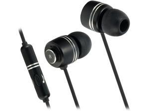 Moki Black ACCHPMPMI 3.5mm Connector PRO Noise Isolation Alloy Earphones with InLine Mic & Cntrol-Black Moki Black ACCHPMPMI 3.5mm Connector PRO Noise Isolation Alloy Earphones with InLine Mic & Cntrol-Black