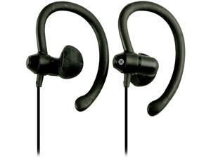 Moki Black ACCHPS90BK 90-degree Sports Earphones - Black Moki Black ACCHPS90BK 90-degree Sports Earphones - Black