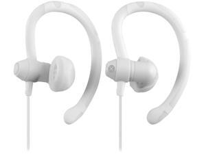 Moki White ACCHPS90W 90-degree Sports Earphones - White Moki White ACCHPS90W 90-degree Sports Earphones - White