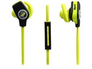 Monster MH ISRT WLS IE BK BT iSport SuperSlim Bluetooth Wireless In-Ear Sport Headphones - Green Monster MH ISRT WLS IE BK BT iSport SuperSlim Bluetooth Wireless In-Ear Sport Headphones - Green