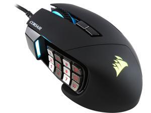 Corsair Gaming SCIMITAR RGB MOBA/MMO Gaming Mouse, Black, Key Slider Mechanical Buttons, 12000 dpi, Multi color Corsair Gaming SCIMITAR RGB MOBA/MMO Gaming Mouse, Black, Key Slider Mechanical Buttons, 12000 dpi, Multi color