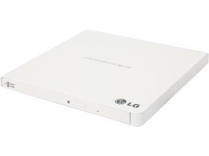 LG External CD/DVD Rewriter With M-Disc Mac & Surface Support (White) - model GP65NW60 LG External CD/DVD Rewriter With M-Disc Mac & Surface Support (White) - model GP65NW60