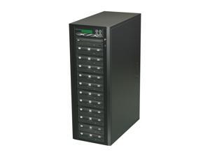 Spartan Edge Black 1 to 11 Target SATA 24X DVD/CD Tower Duplicator Bonus of USB Card Model D11-SSP Spartan Edge Black 1 to 11 Target SATA 24X DVD/CD Tower Duplicator Bonus of USB Card Model D11-SSP