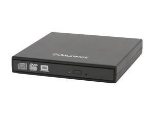 Aluratek USB 2.0 Black External Slim Multi-Format Writer with Software Model AEOD100F Aluratek USB 2.0 Black External Slim Multi-Format Writer with Software Model AEOD100F