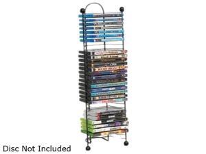 Atlantic 63712046 Nestable 32 DVD Or Bluray Tower In Gunmetal Atlantic 63712046 Nestable 32 DVD Or Bluray Tower In Gunmetal