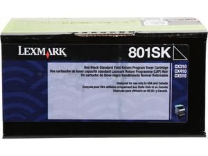 Lexmark 80C1SK0 Return Program Toner Cartridge - Black Lexmark 80C1SK0 Return Program Toner Cartridge - Black