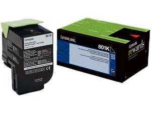 LEXMARK 801K (80C10K0); Return Program Return Program Toner Cartridge Black LEXMARK 801K (80C10K0); Return Program Return Program Toner Cartridge Black