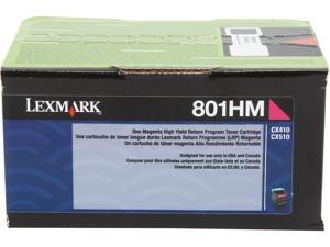 LEXMARK 801HM (80C1HM0); Return Program High Yield Return Program Toner Magenta LEXMARK 801HM (80C1HM0); Return Program High Yield Return Program Toner Magenta