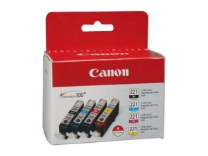 Canon CLI-221 (2946B004) Ink Cartridge; Black, Cyan, Magenta, Yellow Canon CLI-221 (2946B004) Ink Cartridge; Black, Cyan, Magenta, Yellow