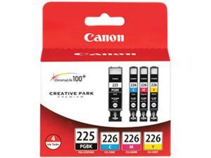Canon PGI-225 / CLI-226 (4530B008AA) Ink Cartridge; Black, Cyan, Magenta, Yellow Canon PGI-225 / CLI-226 (4530B008AA) Ink Cartridge; Black, Cyan, Magenta, Yellow