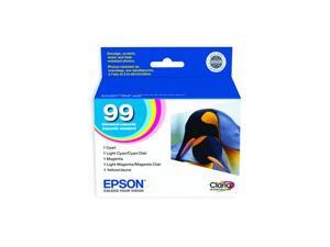 EPSON 99 (T099920) Ink Cartridge Multi-Pack (Cyan, Light Cyan, Magenta, Light Magenta, Yellow) EPSON 99 (T099920) Ink Cartridge Multi-Pack (Cyan, Light Cyan, Magenta, Light Magenta, Yellow)