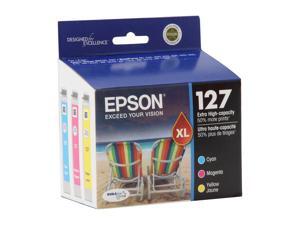 EPSON 127 (T127520) Extra High-Capacity Ink Cartridge Multi-Pack Cyan / Magenta / Yellow EPSON 127 (T127520) Extra High-Capacity Ink Cartridge Multi-Pack Cyan / Magenta / Yellow