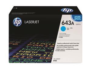 HP 643A Cyan LaserJet Toner Cartridge (Q5951A) HP 643A Cyan LaserJet Toner Cartridge (Q5951A)