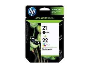 HP 21/22 Black/Color Inkjet Print Cartridge Combo Pack (C9509FN#140) HP 21/22 Black/Color Inkjet Print Cartridge Combo Pack (C9509FN#140)