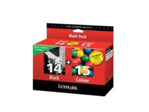 LEXMARK 18C2239 No. 14/ No. 15 Return Program Ink Cartridge Black / Tri-Color LEXMARK 18C2239 No. 14/ No. 15 Return Program Ink Cartridge Black / Tri-Color