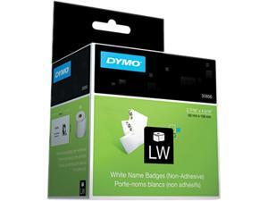 DYMO 30856 Name Badge Insert Labels, 2-7/16 x 4-3/16, White, 250/Box DYMO 30856 Name Badge Insert Labels, 2-7/16 x 4-3/16, White, 250/Box