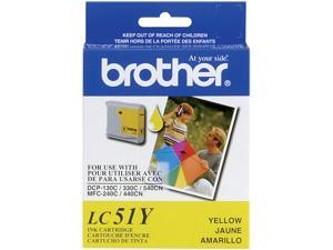 brother LC51Y Print Cartridge For Brother DCP 130C/MFC-240C/MFC-665CW Yellow brother LC51Y Print Cartridge For Brother DCP 130C/MFC-240C/MFC-665CW Yellow