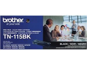 Brother TN-115BK Toner Cartridge 5,000 Page Yield; Black Brother TN-115BK Toner Cartridge 5,000 Page Yield; Black