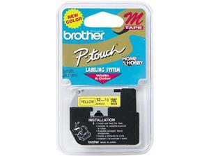 Brother P-Touch MK631 M Series Tape Cartridge for P-Touch Labelers, 1/2w, Black on Yellow Brother P-Touch MK631 M Series Tape Cartridge for P-Touch Labelers, 1/2w, Black on Yellow