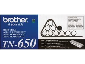 Brother TN650 Toner Cartridge High Yield 8,000 Page Yield; Black Brother TN650 Toner Cartridge High Yield 8,000 Page Yield; Black