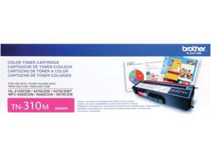 Brother TN310M Toner Cartridge 1,500 Page Yield; Magenta Brother TN310M Toner Cartridge 1,500 Page Yield; Magenta