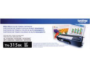 Brother TN315BK High Yield Toner Cartridge 6,000 Pages Yield; Black Brother TN315BK High Yield Toner Cartridge 6,000 Pages Yield; Black