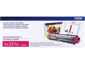 Brother TN221M Toner Cartridge 1,400 Page Yield; Magenta Brother TN221M Toner Cartridge 1,400 Page Yield; Magenta