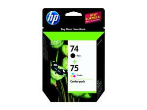 HP 74/75 (CC659FN) Ink Cartridge 200 / 170 Page Yield; Black, Tri-color HP 74/75 (CC659FN) Ink Cartridge 200 / 170 Page Yield; Black, Tri-color
