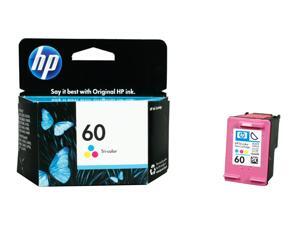 HP 60 (CC643WN#140) Ink Cartridge 165 Page Yield; Tri-color (Cyan, Magenta, Yellow) HP 60 (CC643WN#140) Ink Cartridge 165 Page Yield; Tri-color (Cyan, Magenta, Yellow)