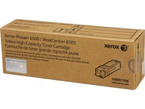 XEROX 106R01596 High Capacity Toner For Xerox Phaser 6500/6505 Yellow XEROX 106R01596 High Capacity Toner For Xerox Phaser 6500/6505 Yellow
