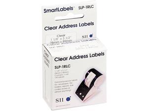 Seiko Self-Adhesive Address Labels, 1-1/8 x 3-1/2, Clear, 130/Box Seiko Self-Adhesive Address Labels, 1-1/8 x 3-1/2, Clear, 130/Box