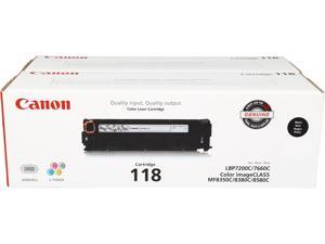 Canon 118 Dual Pack Toner Cartridge (2662B004); Black Canon 118 Dual Pack Toner Cartridge (2662B004); Black