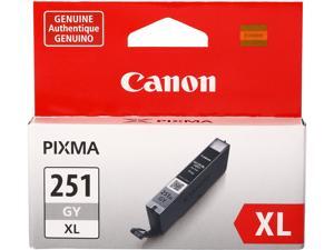 Canon CLI-251 GY XL High Yield Ink Cartridge; 1 Gray (6452B001) Canon CLI-251 GY XL High Yield Ink Cartridge; 1 Gray (6452B001)