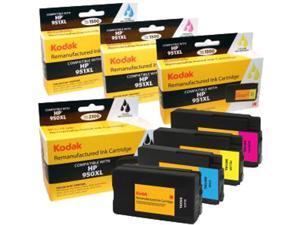 KODAK Remanufactured Ink Cartridge Combo Pack Compatible With HP 950XL / 950 XL (C2P01FN) High-Yield Black, Cyan, Yellow, Magenta KODAK Remanufactured Ink Cartridge Combo Pack Compatible With HP 950XL / 950 XL (C2P01FN) High-Yield Black, Cyan, Yellow, Magenta