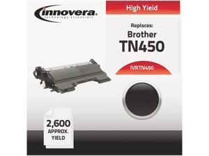 Innovera IVRTN450 Black Compatible Remanufactured TN450 Laser Toner Innovera IVRTN450 Black Compatible Remanufactured TN450 Laser Toner
