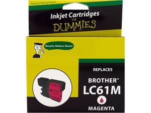 Ink for Dummies DB-LC61M Magenta Ink Cartridge Replaces Brother LC-61M Ink for Dummies DB-LC61M Magenta Ink Cartridge Replaces Brother LC-61M