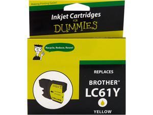 Ink for Dummies DB-LC61Y Yellow Ink Cartridge Replaces Brother LC-61Y Ink for Dummies DB-LC61Y Yellow Ink Cartridge Replaces Brother LC-61Y