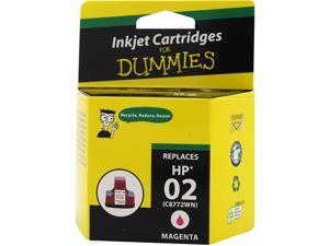 Ink for Dummies DH-02M(C8772WN) Magenta Ink Cartridge Replaces HP 02 (C8772WN) Ink for Dummies DH-02M(C8772WN) Magenta Ink Cartridge Replaces HP 02 (C8772WN)