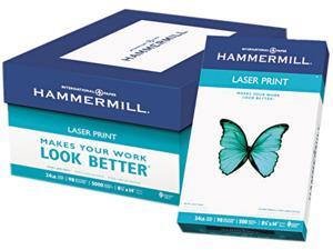 Hammermill 10461-2 Laser Print Office Paper, 98 Brightness, 24lb, 8-1/2 x 14, White, 500 Sheets/RM Hammermill 10461-2 Laser Print Office Paper, 98 Brightness, 24lb, 8-1/2 x 14, White, 500 Sheets/RM