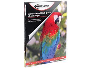 Innovera 99550 High-Gloss Photo Paper, 8-1/2 x 11, 50 Sheets/Pack Innovera 99550 High-Gloss Photo Paper, 8-1/2 x 11, 50 Sheets/Pack