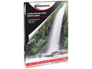Innovera 99650 Heavyweight Photo Paper, Matte, 8-1/2 x 11, 50 Sheets/Pack Innovera 99650 Heavyweight Photo Paper, Matte, 8-1/2 x 11, 50 Sheets/Pack